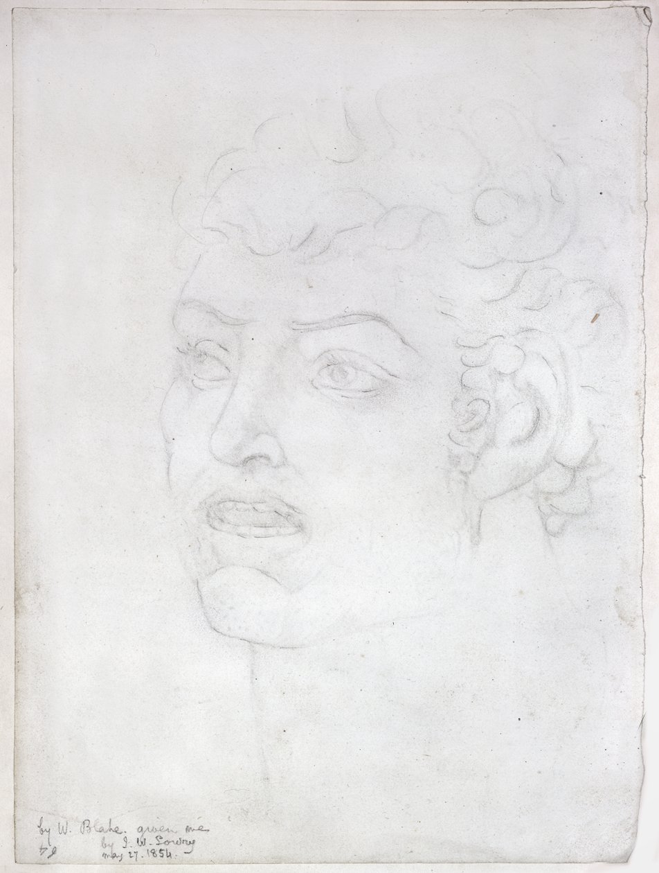Visionääripää, 1820 tekijältä William Blake