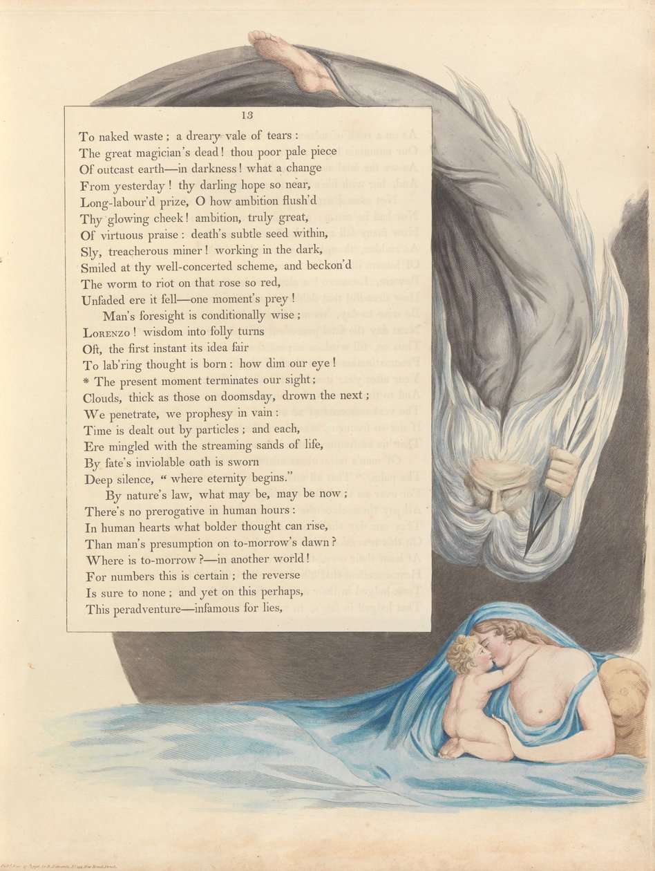 Nuorten yön ajatukset, Sivu 13, tekijältä William Blake