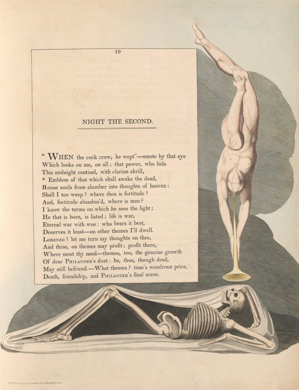 Nuorten yön ajatukset, Sivu 19, Tunnus siitä, mikä herättää kuolleet tekijältä William Blake