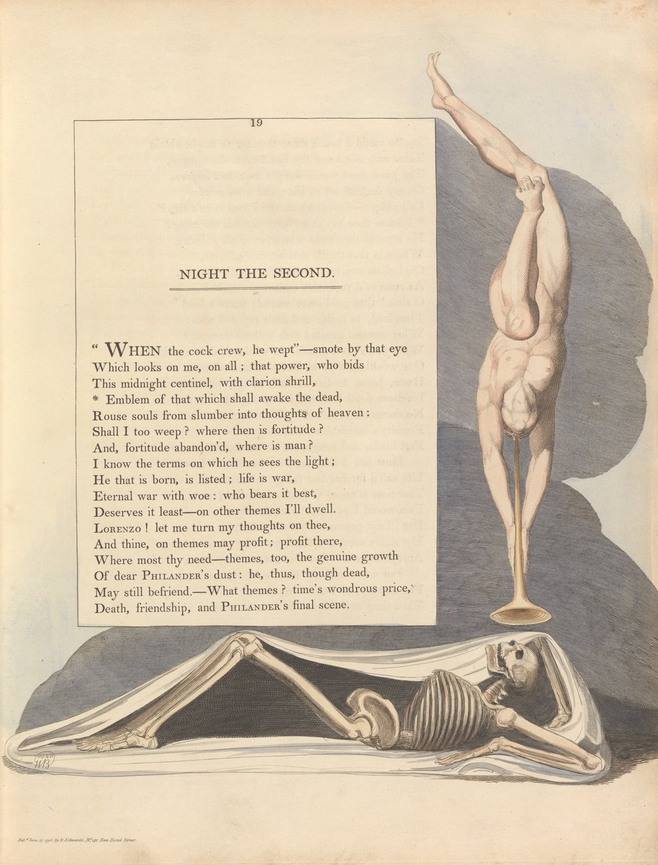 Nuorten yön ajatukset, Sivu 19, Tunnus siitä, mikä herättää kuolleet tekijältä William Blake