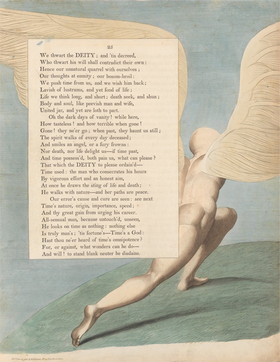 Nuorten yön ajatukset, Sivu 25, Katso häntä, kun ohi; Mitä sitten nähdään tekijältä William Blake