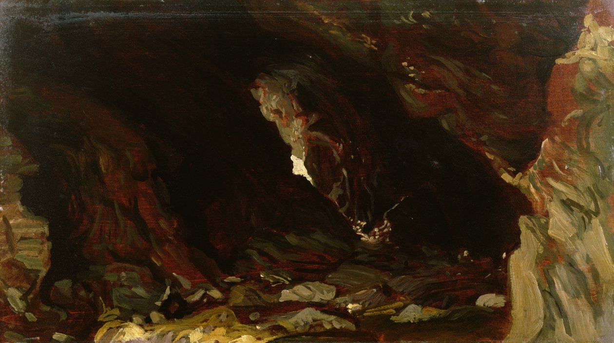 Luola, Tintagel tekijältä William Blake Richmond