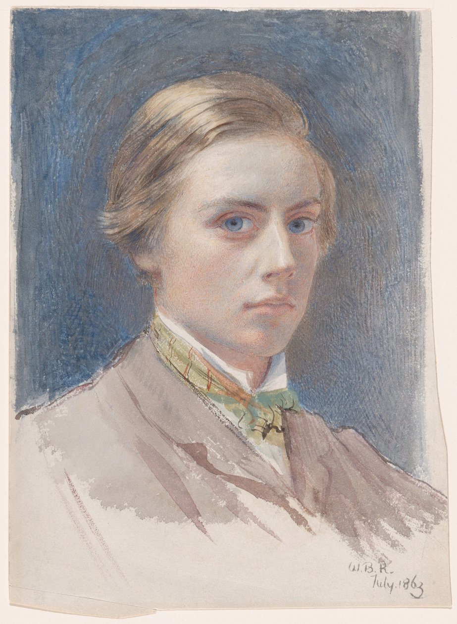 Omakuva, 21, 1863 tekijältä William Blake Richmond