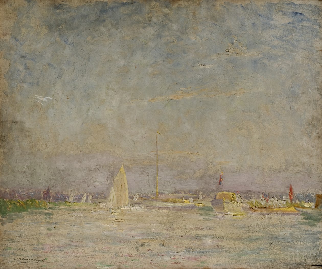 Varhainen ilta Aut-joella tekijältä William Brown MacDougall