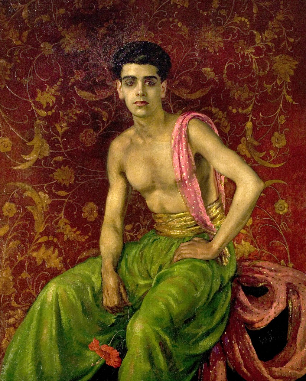 Hibiscus-kukka, noin 1922 tekijältä William Bruce Ellis Ranken