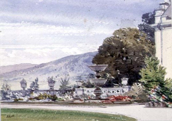 Matkamuistoja Rosenausta, kuningatar Victorian aviomiehen, prinssi Consortin, syntymäpaikasta tekijältä William Callow