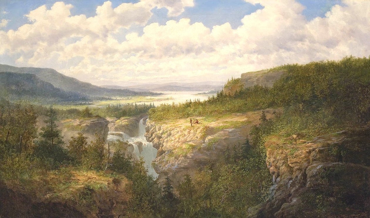 Tamahakan putoukset, Cherokee County, Pohjois -Carolina tekijältä William Charles Anthony Frerichs