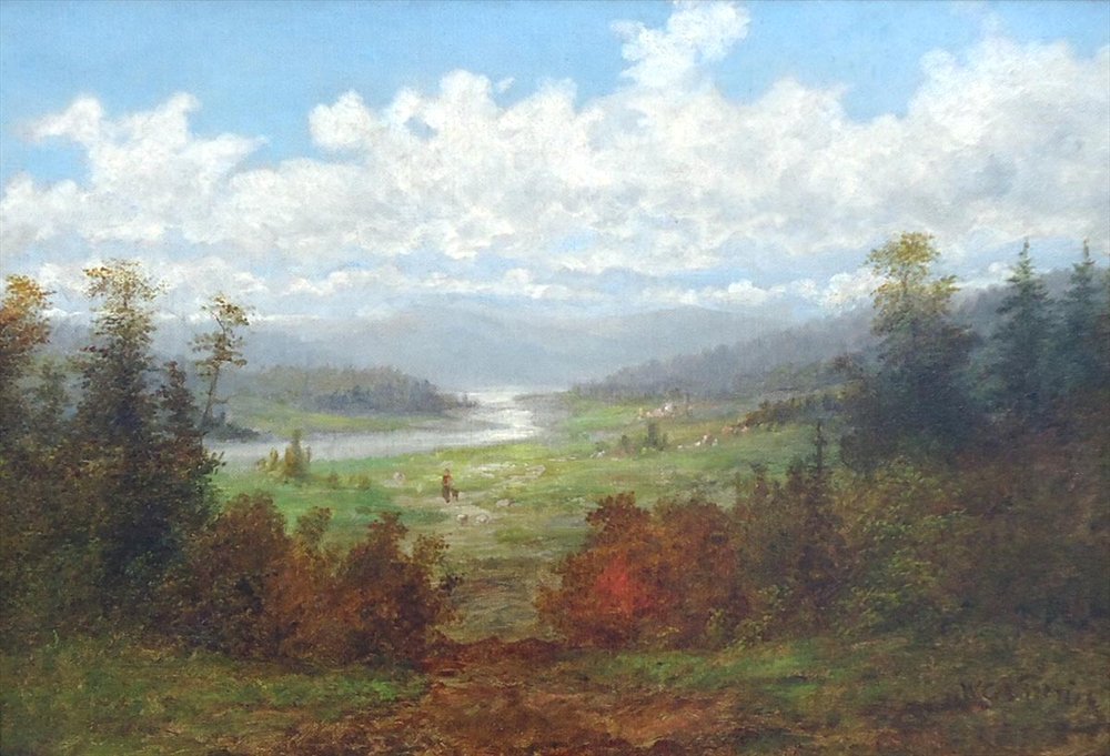 Linville -joen maisema tekijältä William Charles Anthony Frerichs