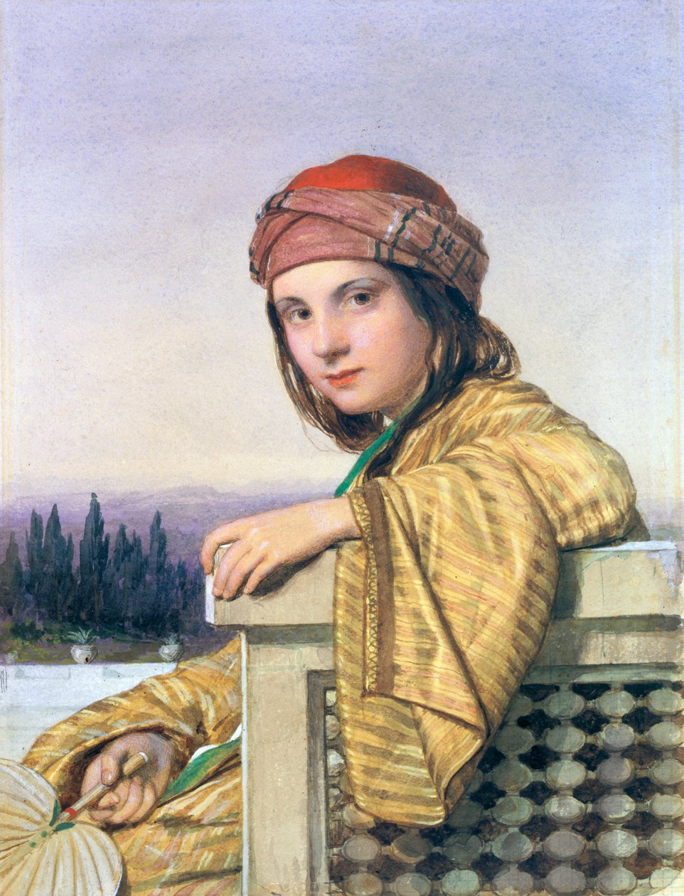 Turkkilaisen tytön muotokuva, 1864 tekijältä William Dobson