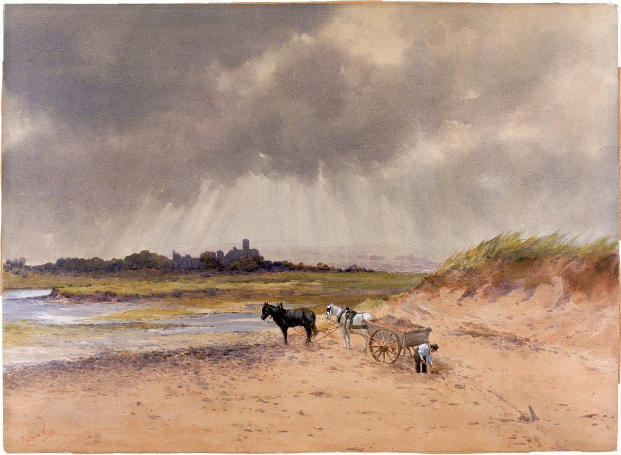 Myrskyinen päivä, Warkworth (vartalon väri) tekijältä William Cosens Way