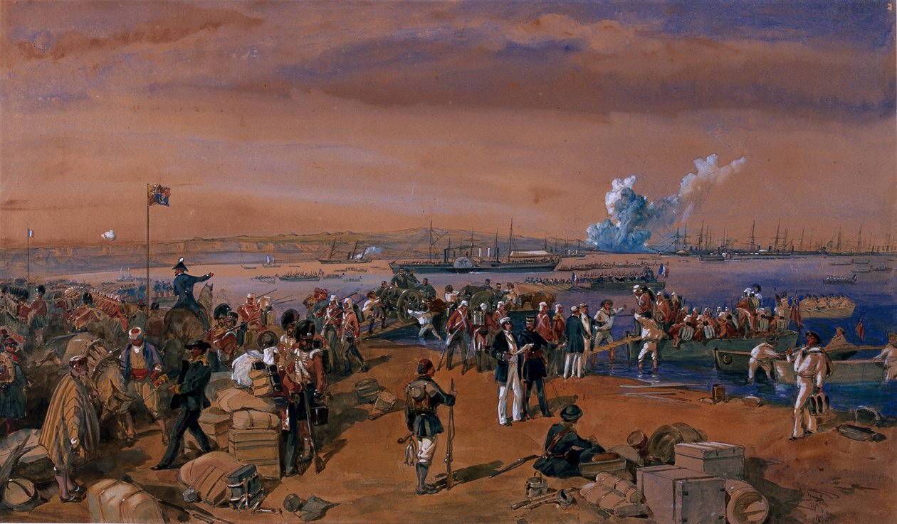Maihinnousu - Kerch, 24. toukokuuta 1855 tekijältä William Crimea Simpson
