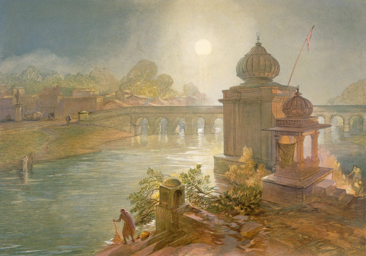 Indore, kirjasta "Intia muinainen ja moderni", 1867. tekijältä William Crimea Simpson