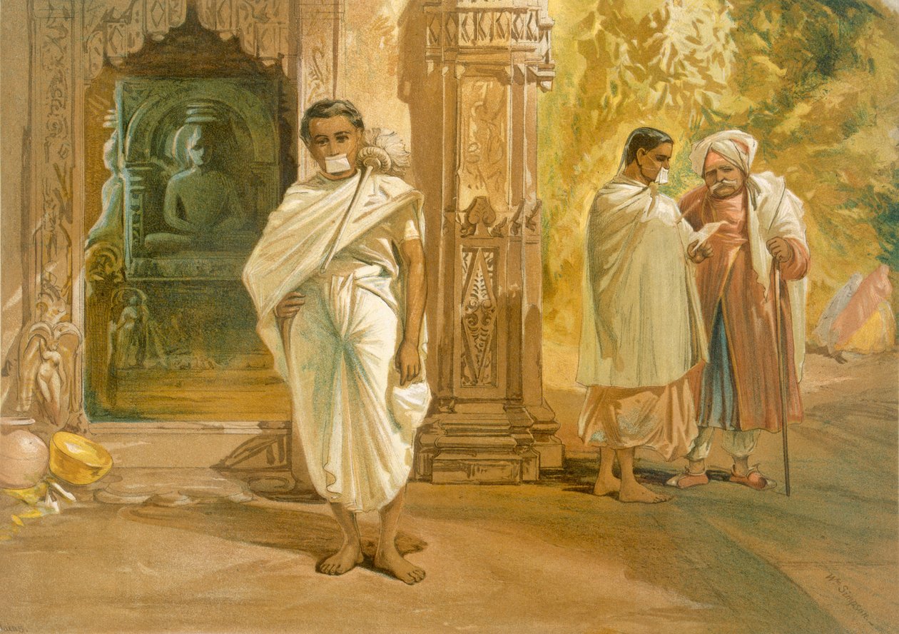 Jain Priests, "India Ancient and Modern", 1867 tekijältä William Crimea Simpson
