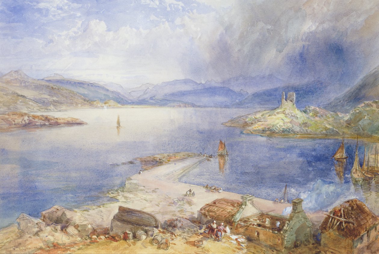 Kyleakin, Skye, 1866 tekijältä William Crimea Simpson