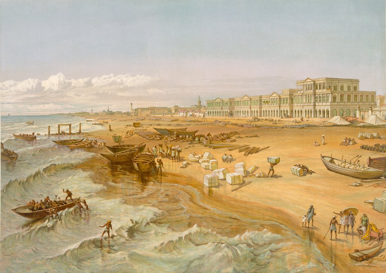 Madras, Intian muinainen ja moderni, 1867 tekijältä William Crimea Simpson