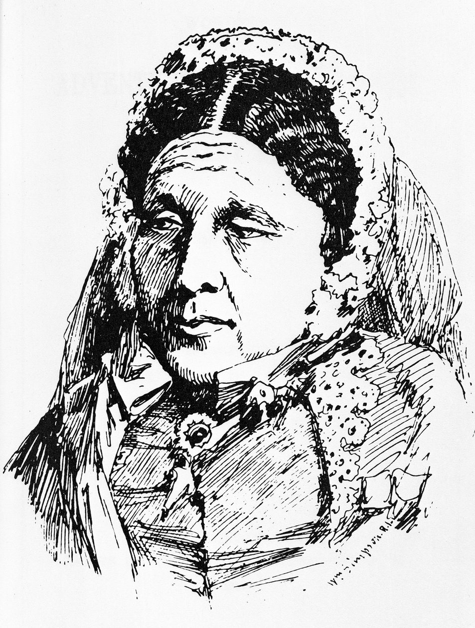 Mary Seacolen muotokuva (1805-81) tekijältä William Crimea Simpson