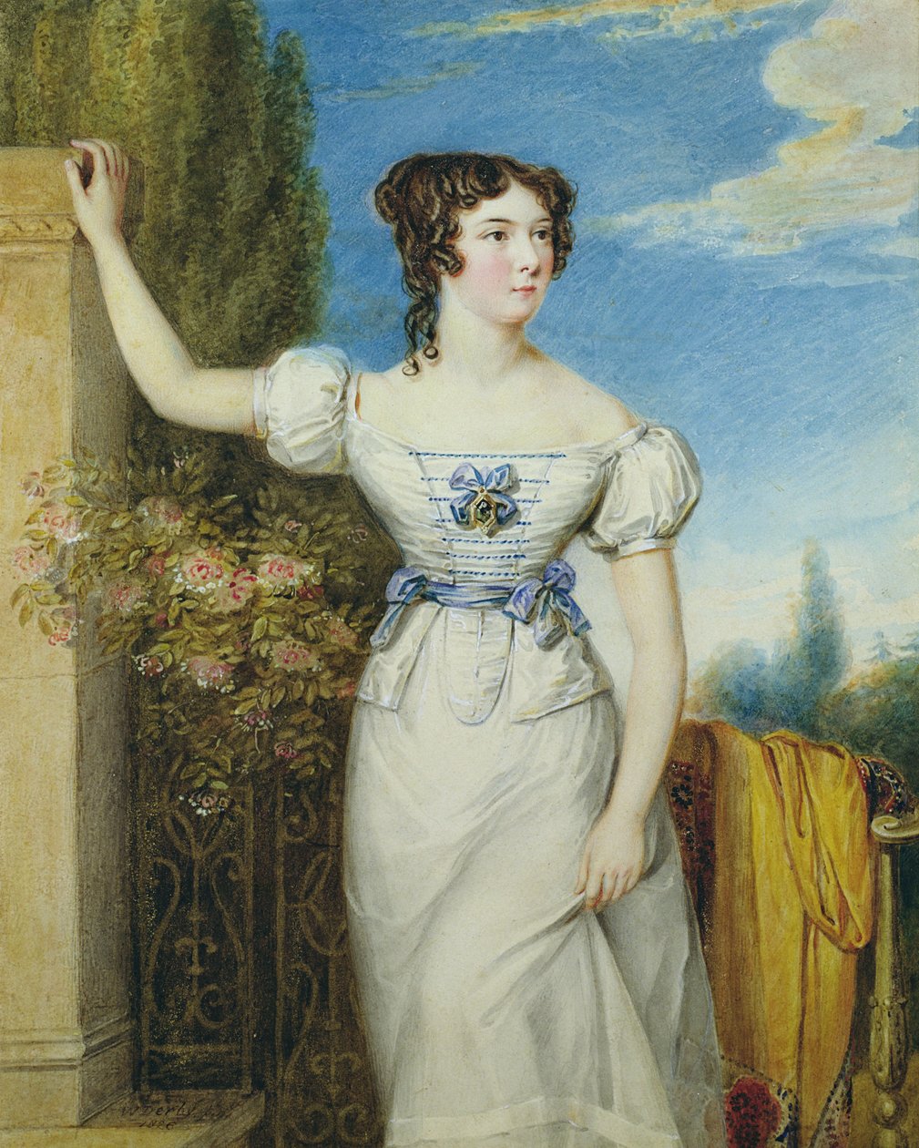 Nuoren tytön muotokuva tekijältä William Derby