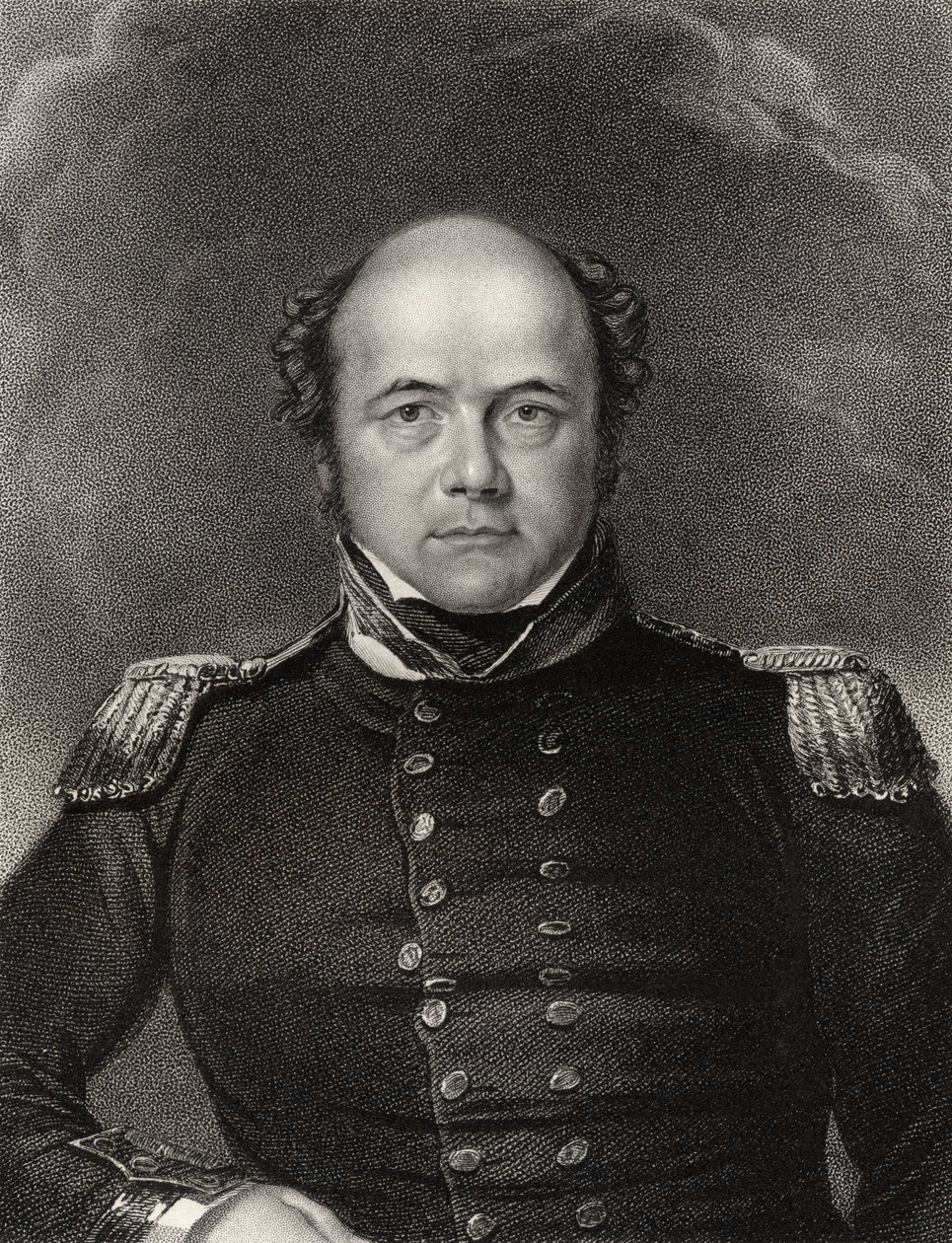 Sir John Franklin, kaiverrettu James Thomsonin (1789-1850), National Portrait Gallerysta, osa II, julkaistu noin 1835 tekijältä William Derby