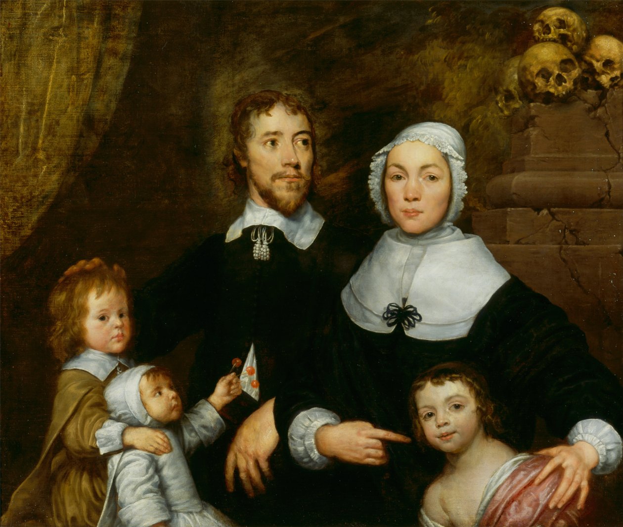 Perheen muotokuva, luultavasti Richard Streatfeild tekijältä William Dobson