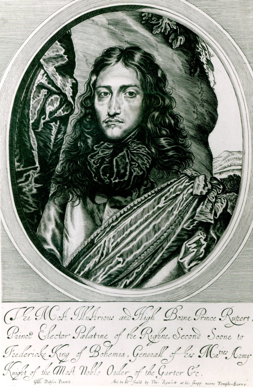 William Faithornen kaivertama Reinin prinssi Rupert tekijältä William Dobson