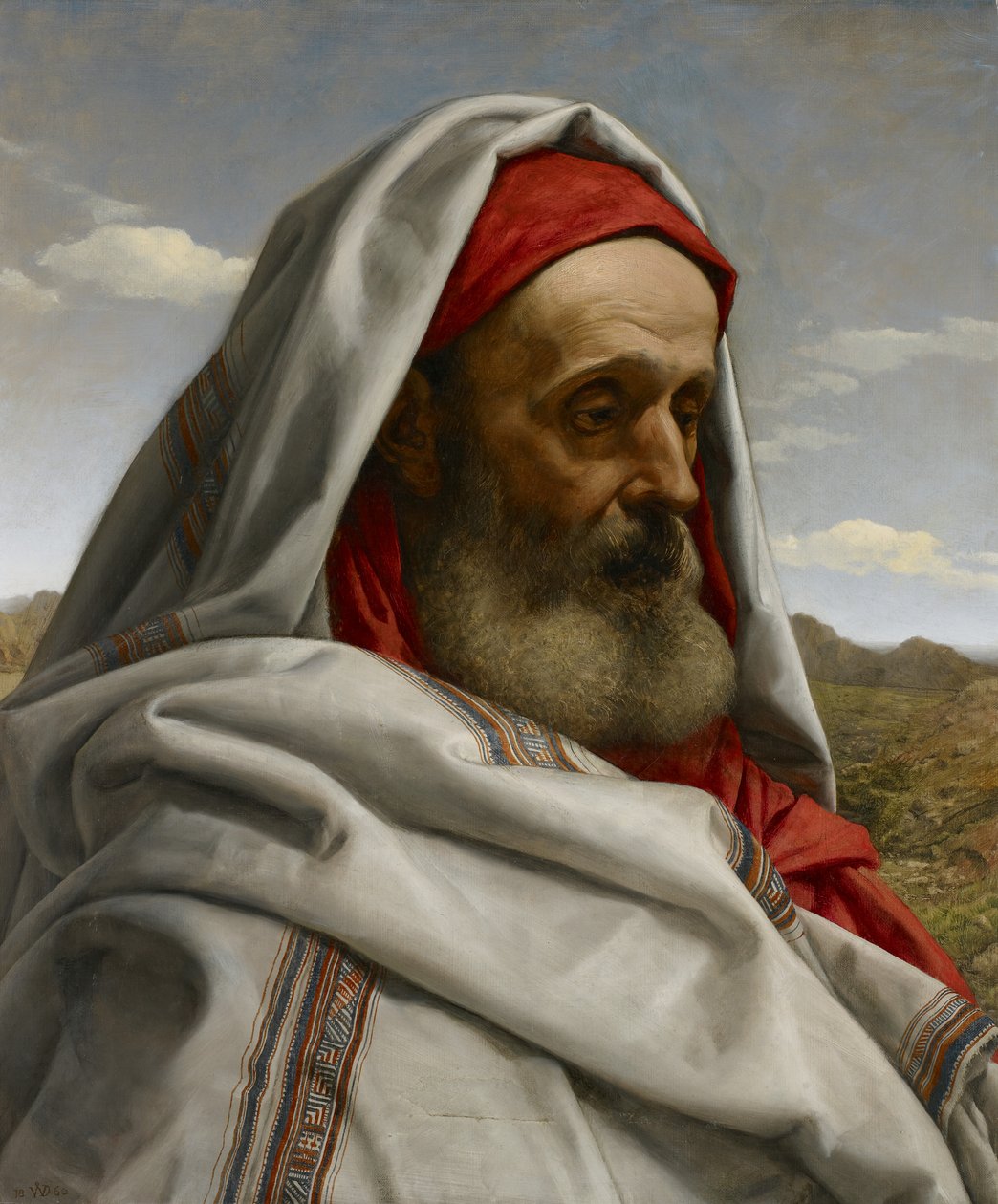 Damaskoksen Eliezer, 1860 tekijältä William Dyce