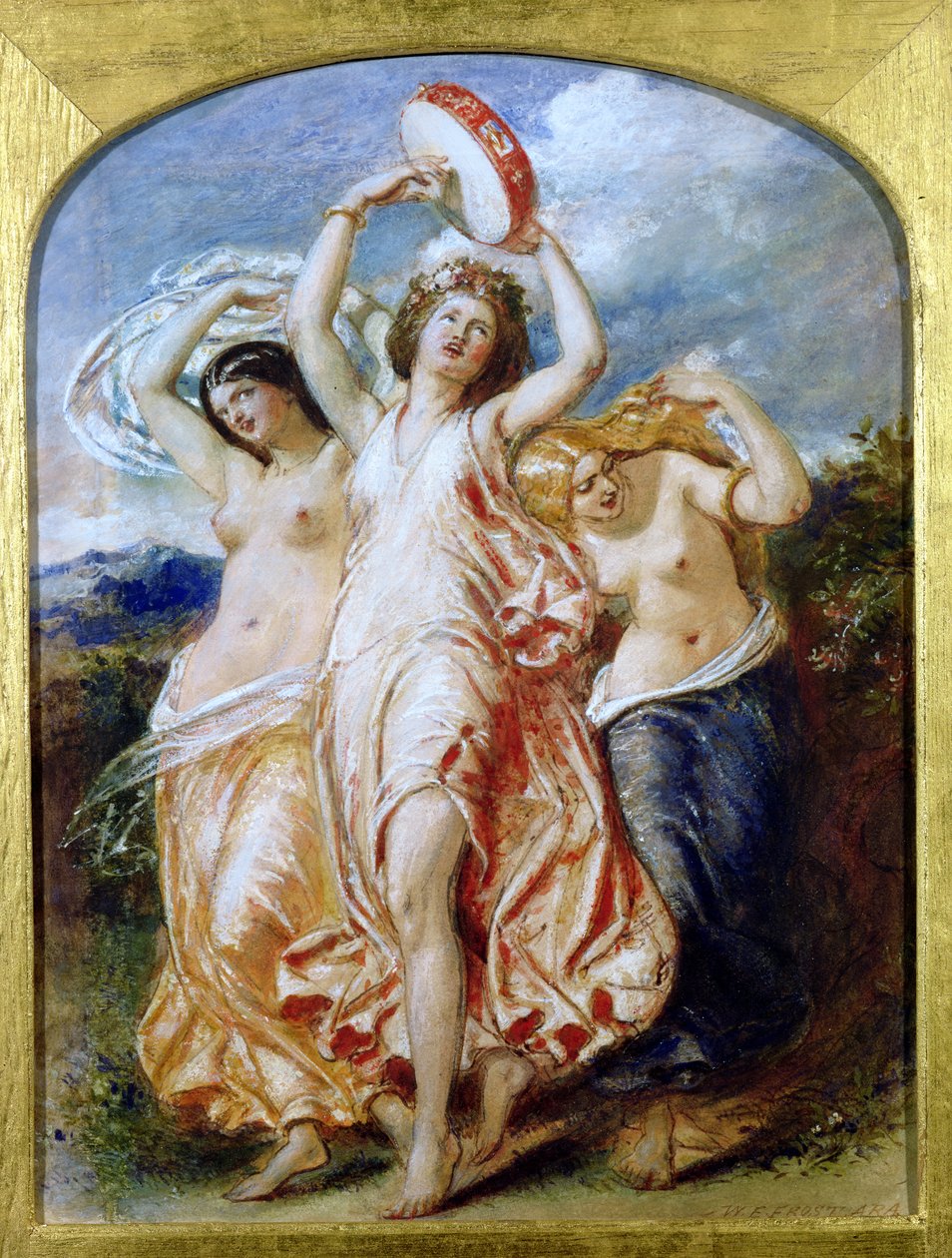 Bacchantes, noin 1850 tekijältä William Edward Frost