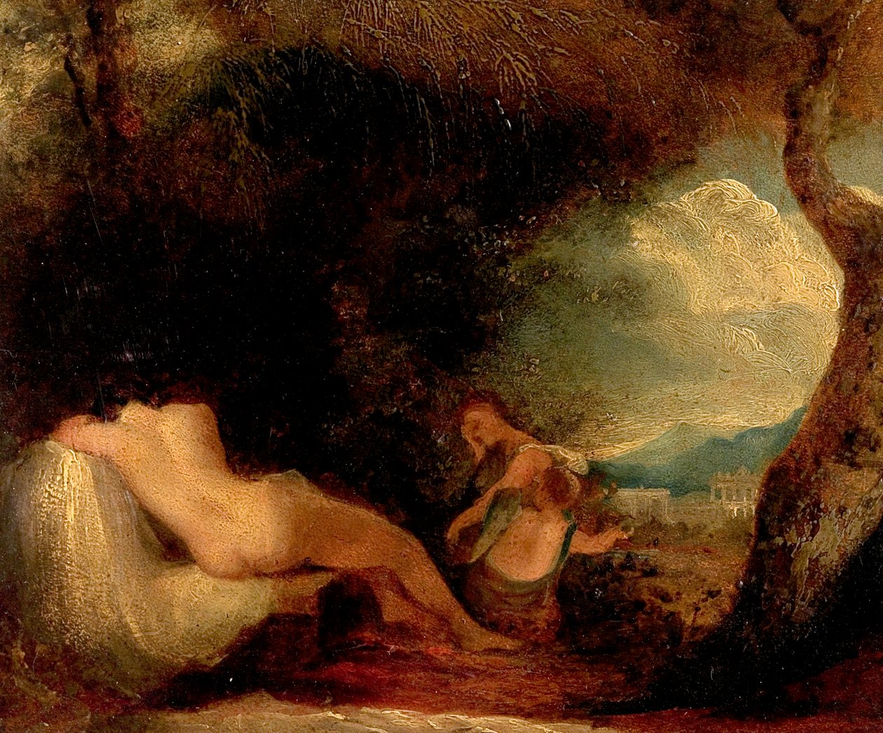 Klassinen aihe (Venus, Cupid ja Psyche) tekijältä William Edward Frost