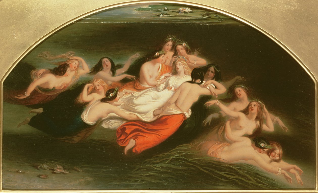 Sabrina ja nymfit, 1845 tekijältä William Edward Frost