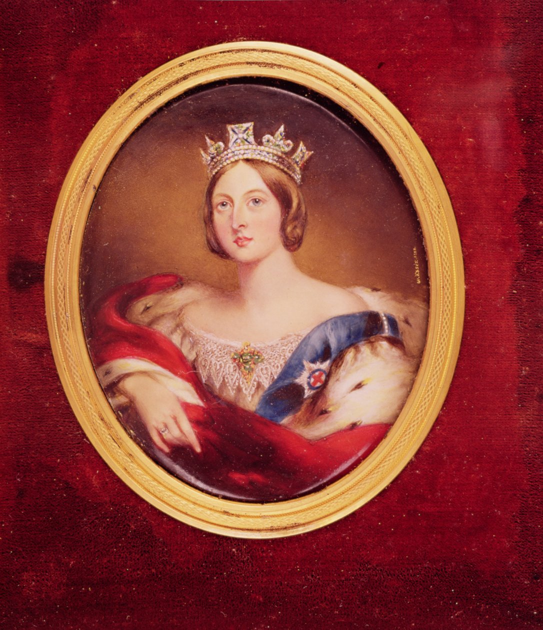 Kuningatar Victorian muotokuva, 1858 tekijältä William Essex