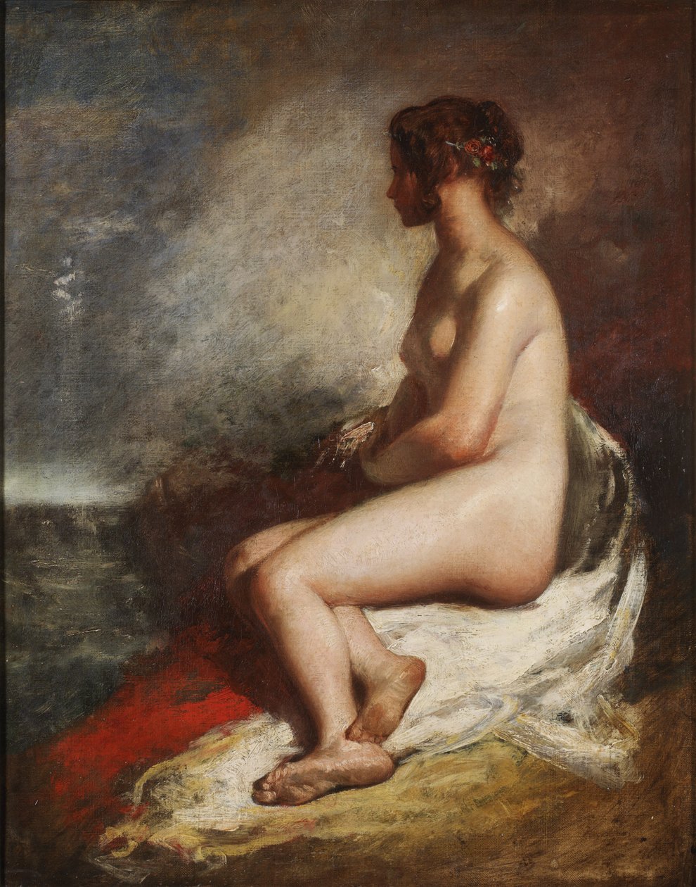 Tutkimus istuvasta alastonmaasta tekijältä William Etty