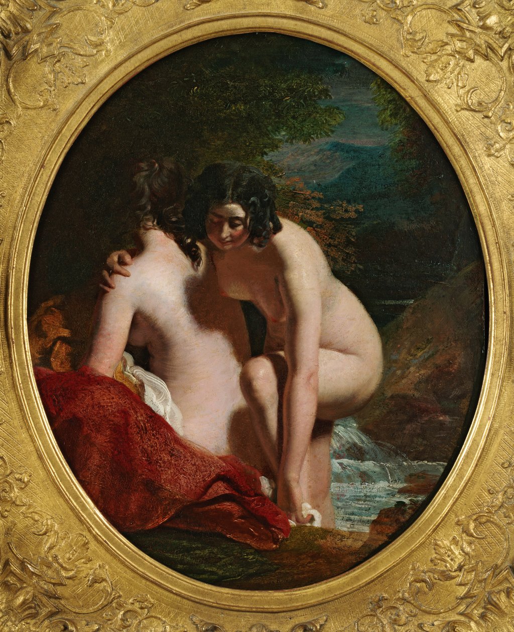 Kaksi tyttöä uimassa tekijältä William Etty