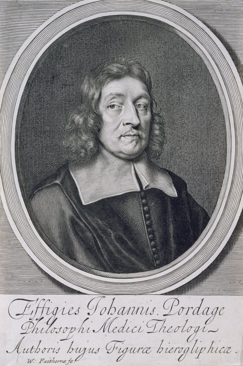 John Pordagen muotokuva (1608-98) tekijältä William Faithorne