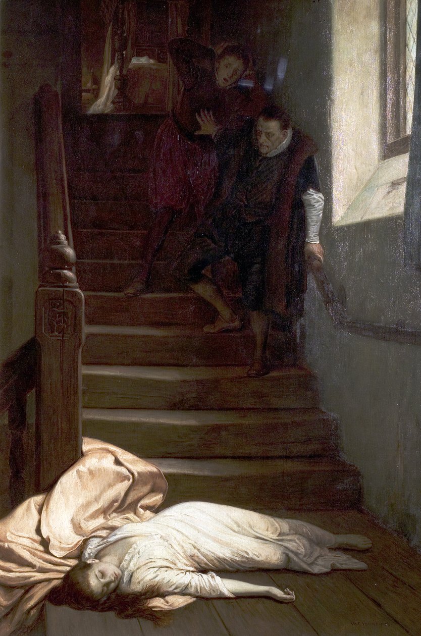 Amy Robsartin kuolema, 1878 tekijältä William Frederick Yeames