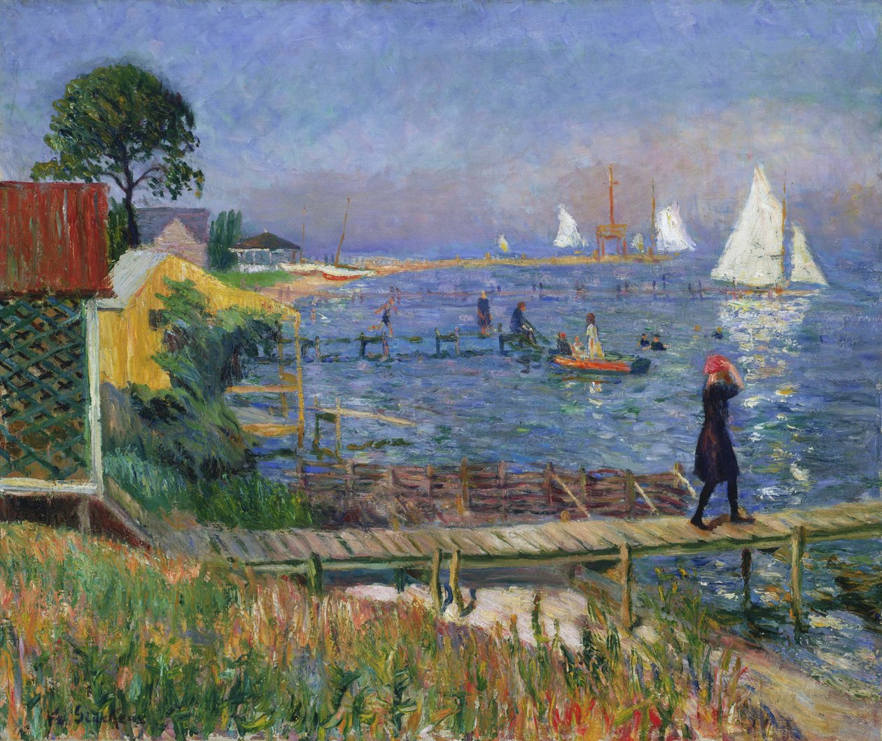 Uimarit Bellportissa tekijältä William James Glackens