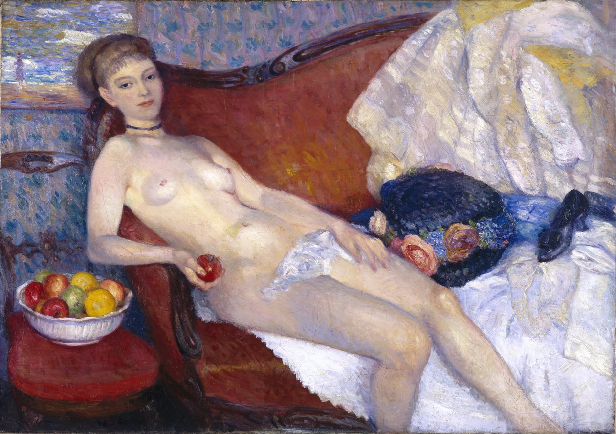Alasti Applen kanssa tekijältä William James Glackens