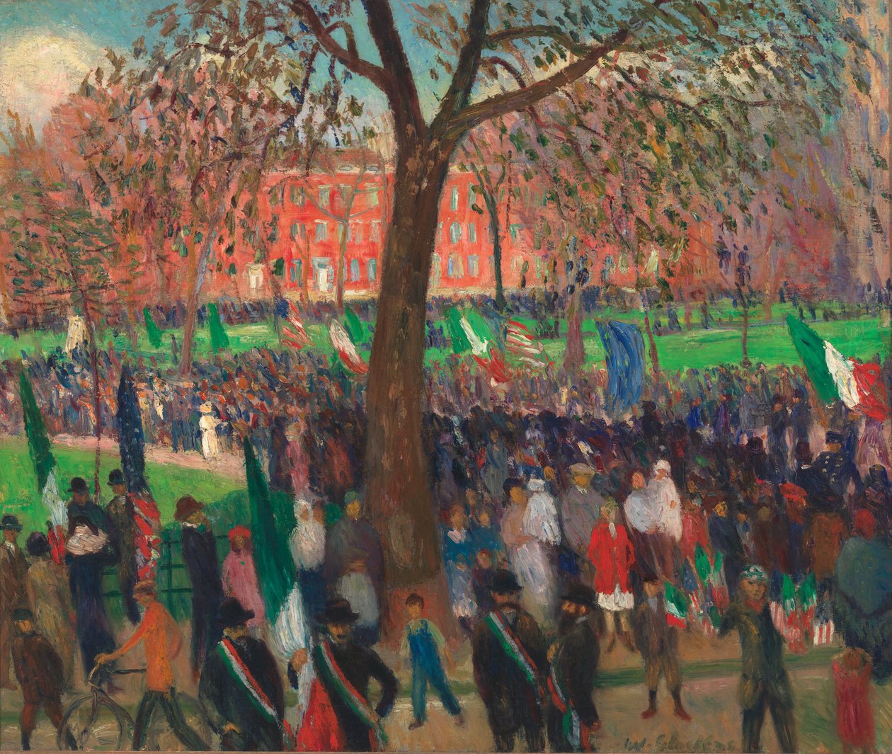 Paraati, Washington Square tekijältä William James Glackens