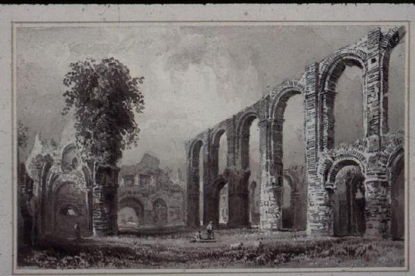 St. Botolphs Priory, Colchester, Essex tekijältä William Henry Bartlett