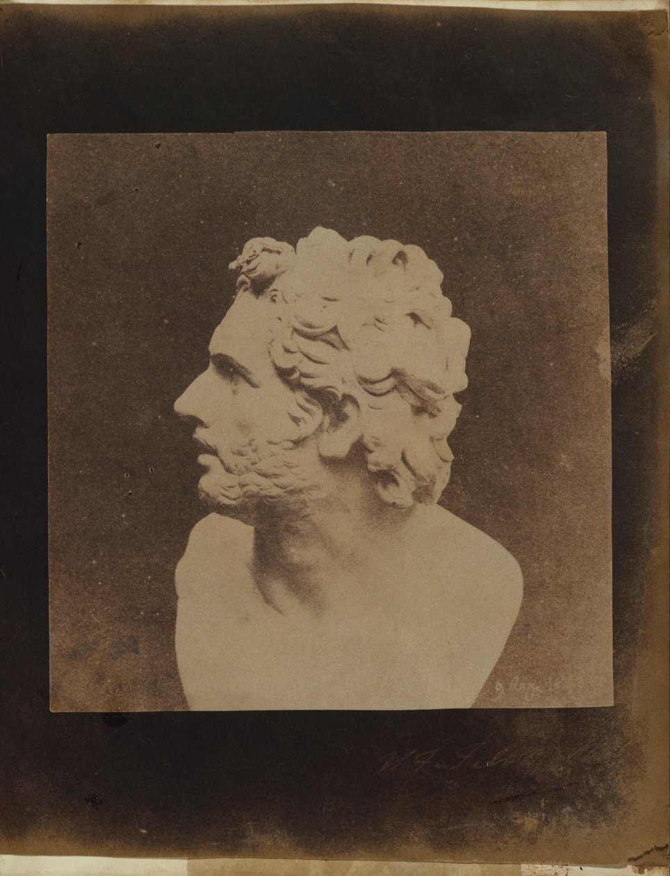 Patrokloksen rintakuva. tekijältä William Henry Fox Talbot