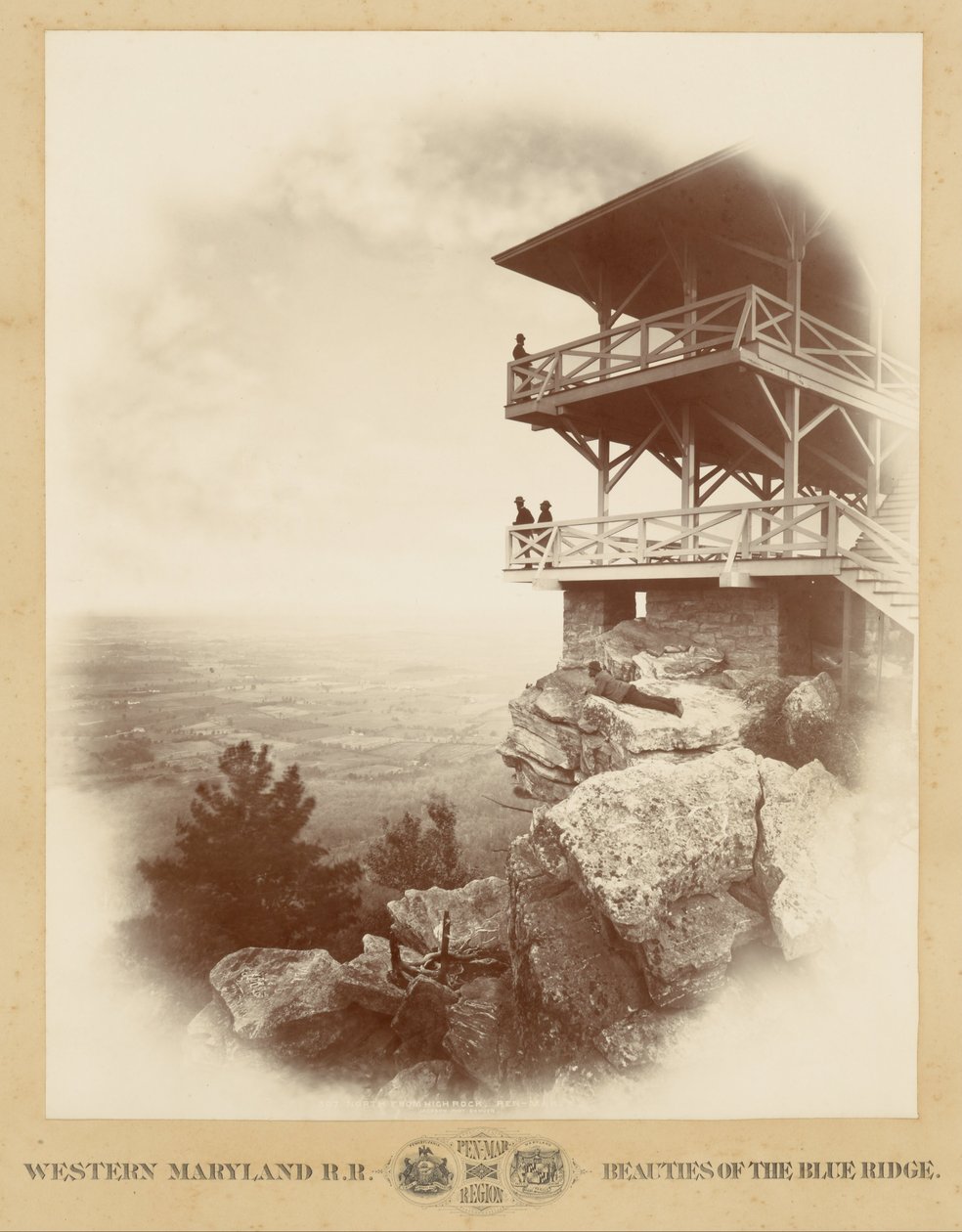Pohjois-High Rockista, Pen-Mar tekijältä William Henry Jackson