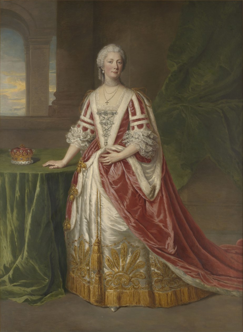 Muotokuva Hester Pittistä, Chathamin kreivitäristä, syntynyt Grenville (1721-1803) tekijältä William Hoare