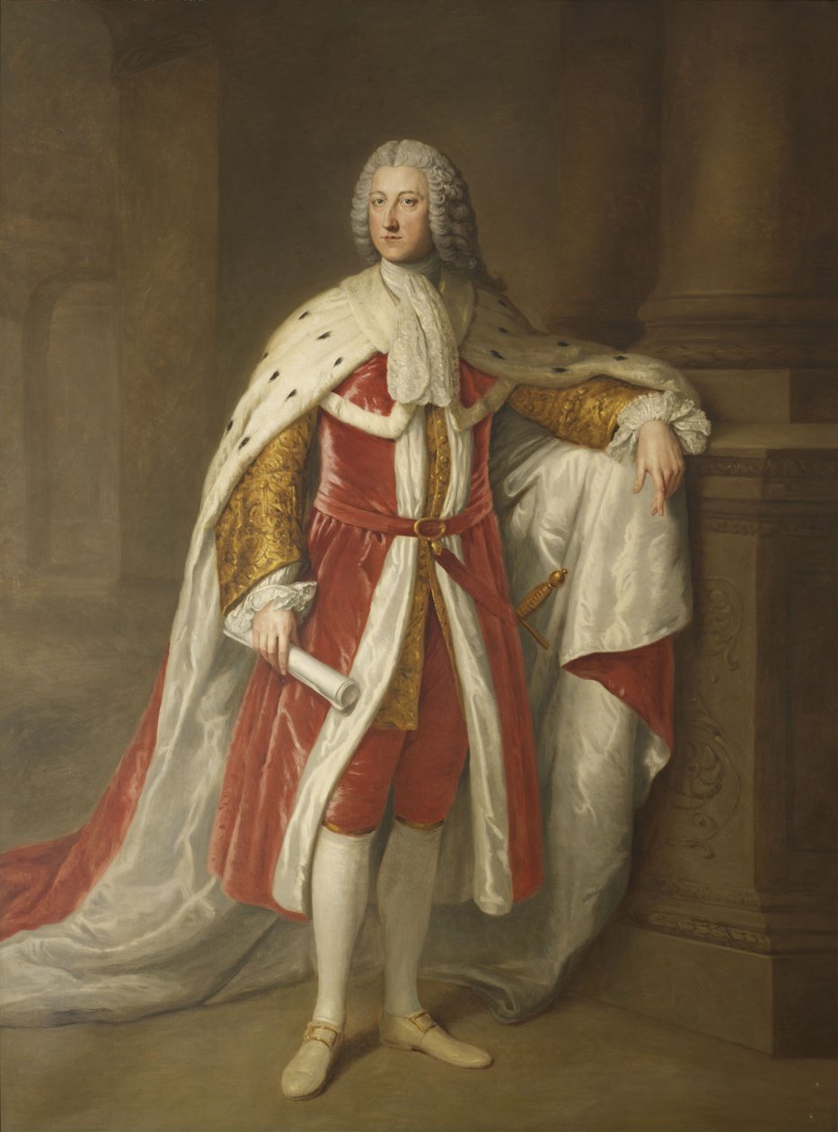 Muotokuva William Pittistä, 1. jaarista Chathamista (1708-1778) tekijältä William Hoare