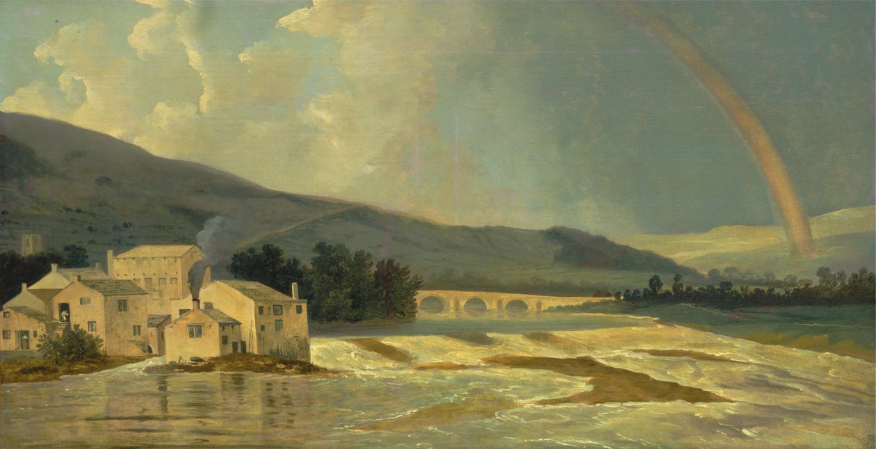 Otleyn silta Wharfe -joella tekijältä William Hodges