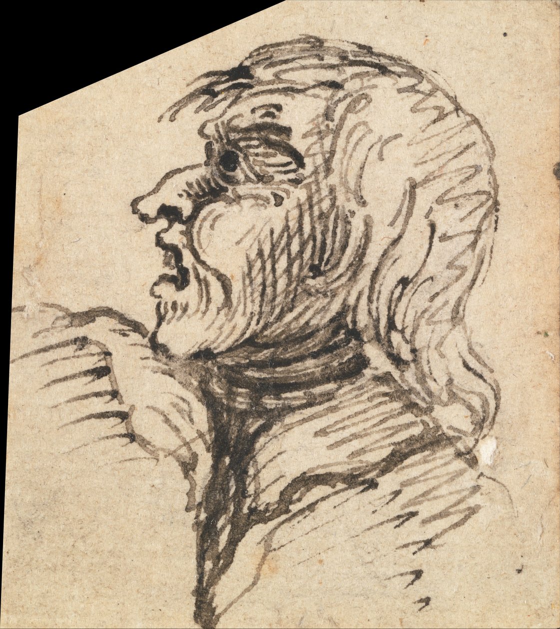 Groteski naaraspää tekijältä William Hogarth