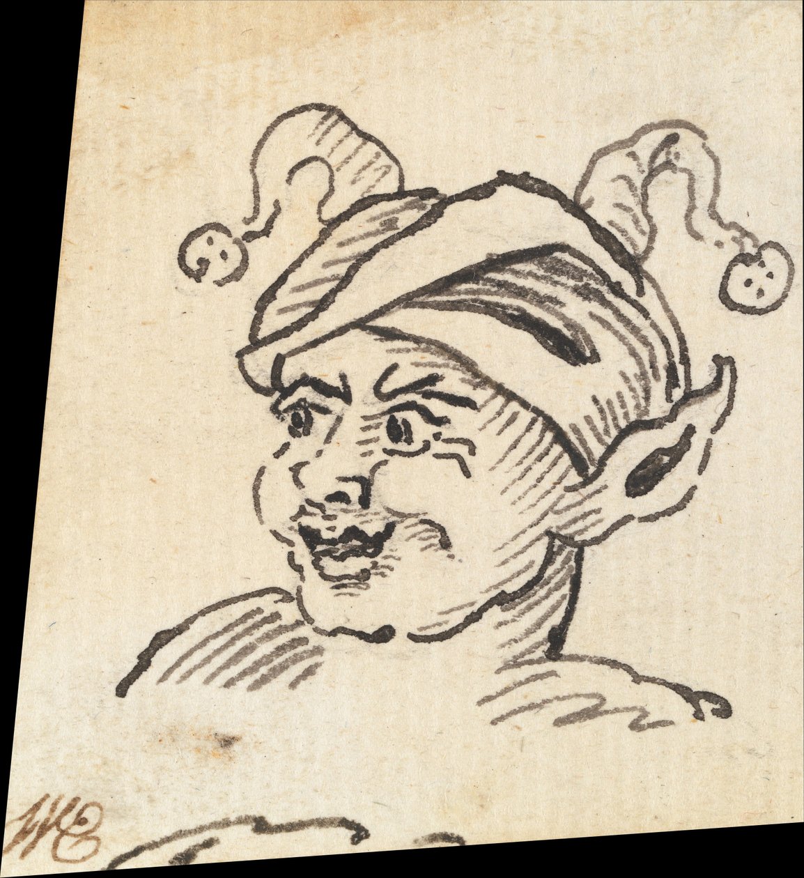 Groteski urospää tekijältä William Hogarth