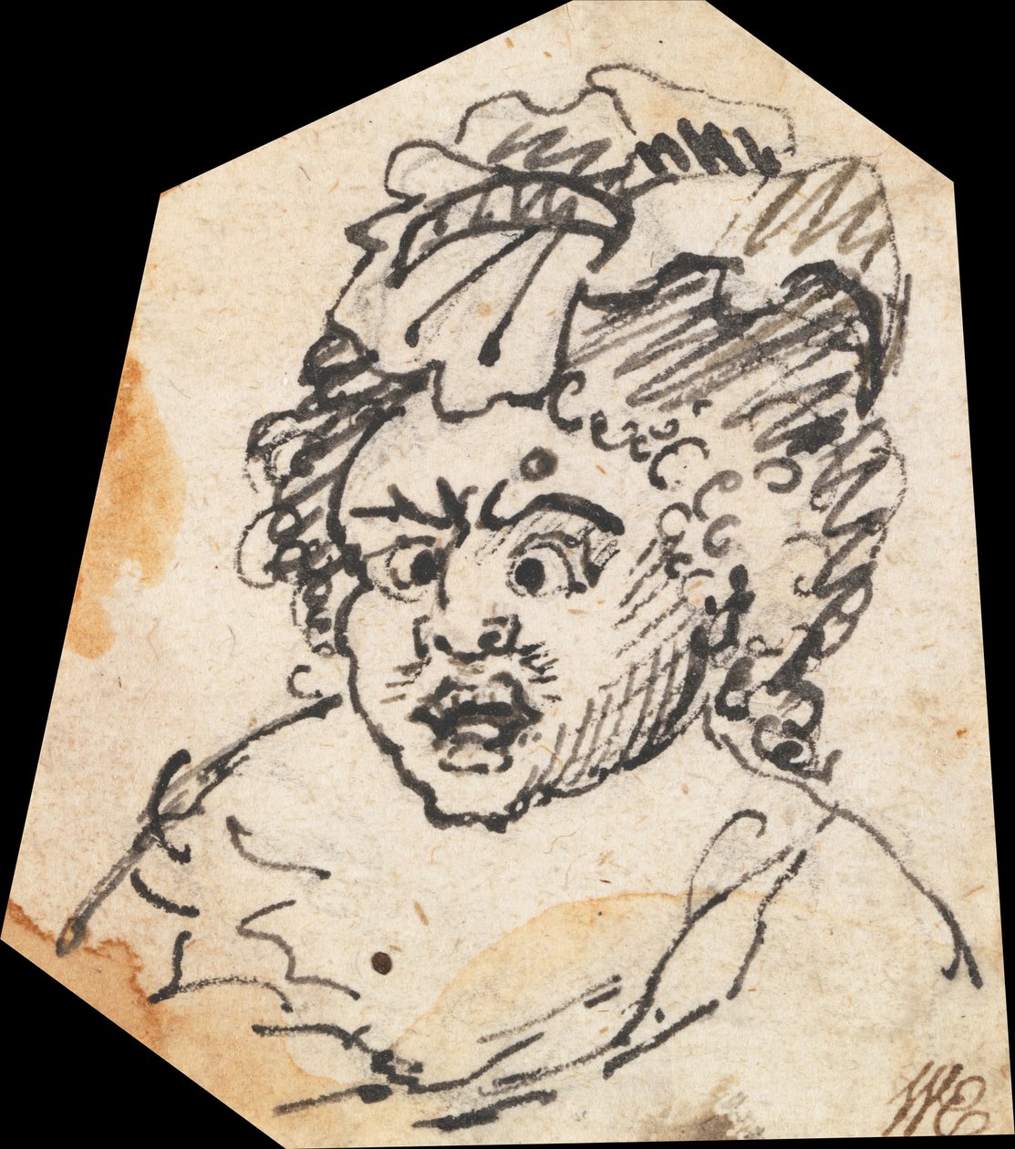 Groteski urospää tekijältä William Hogarth