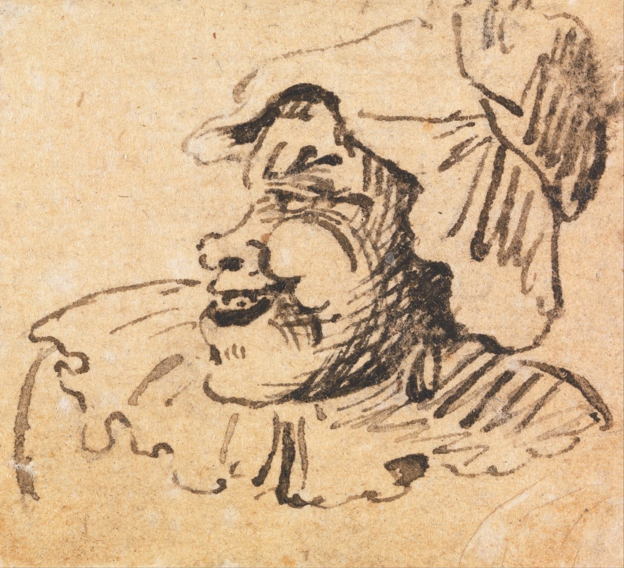 Groteski urospää tekijältä William Hogarth