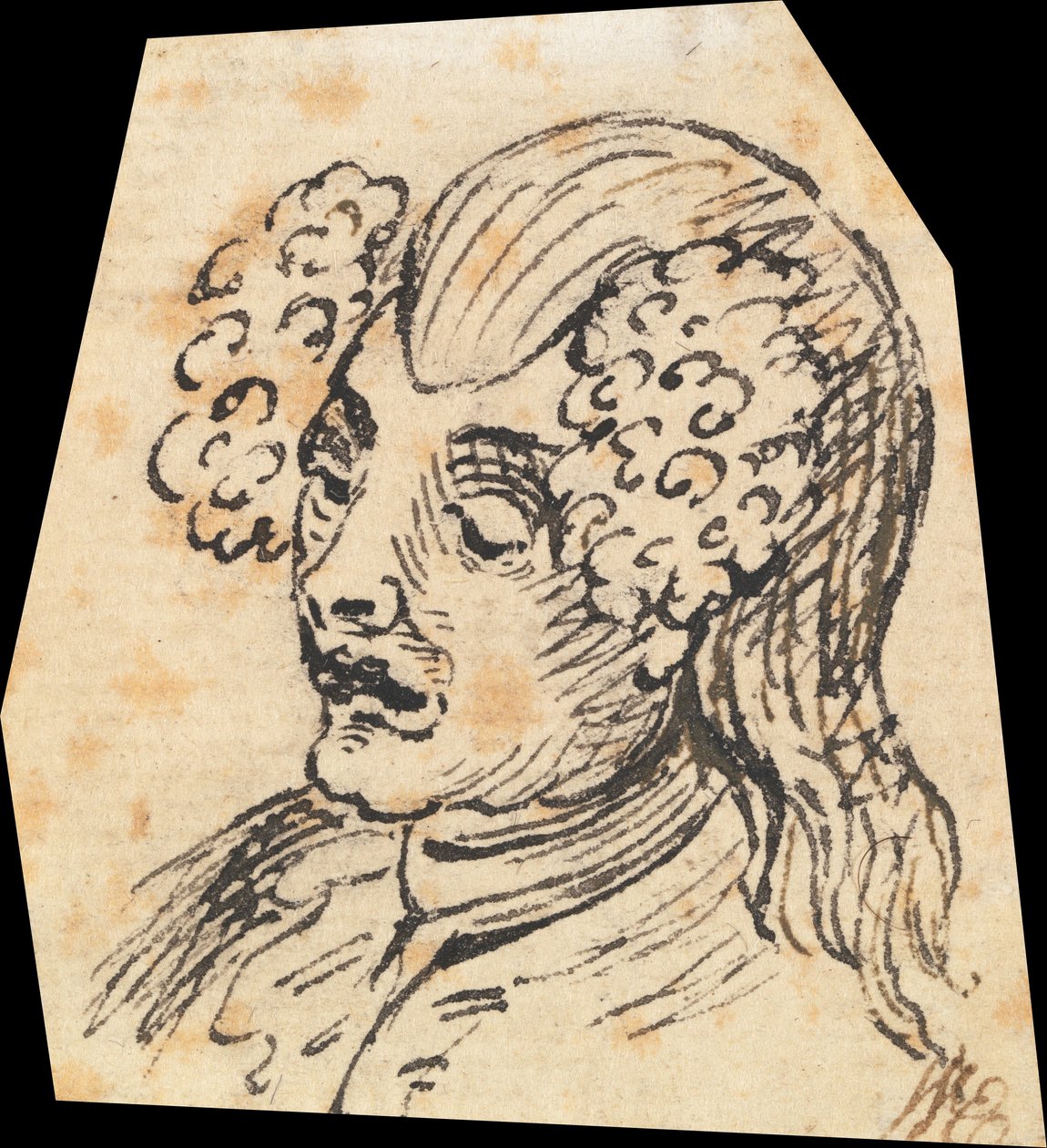Groteski urospää tekijältä William Hogarth
