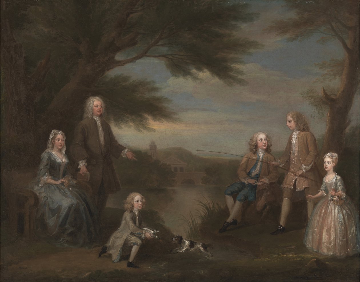 John ja Elizabeth Jeffreys ja heidän lapsensa tekijältä William Hogarth