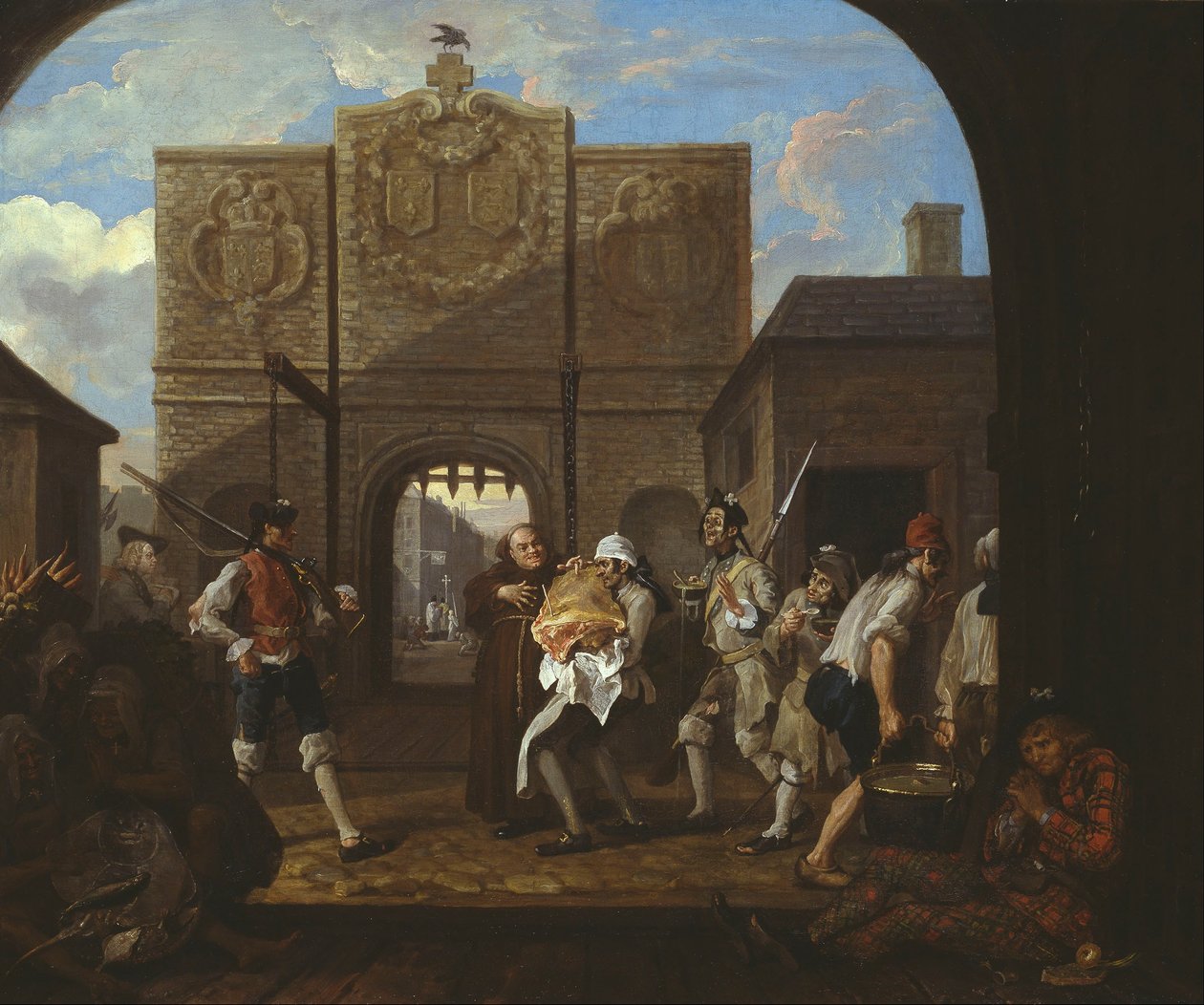 O Roast Beef of Old England (The Gate of Calais) tekijältä William Hogarth