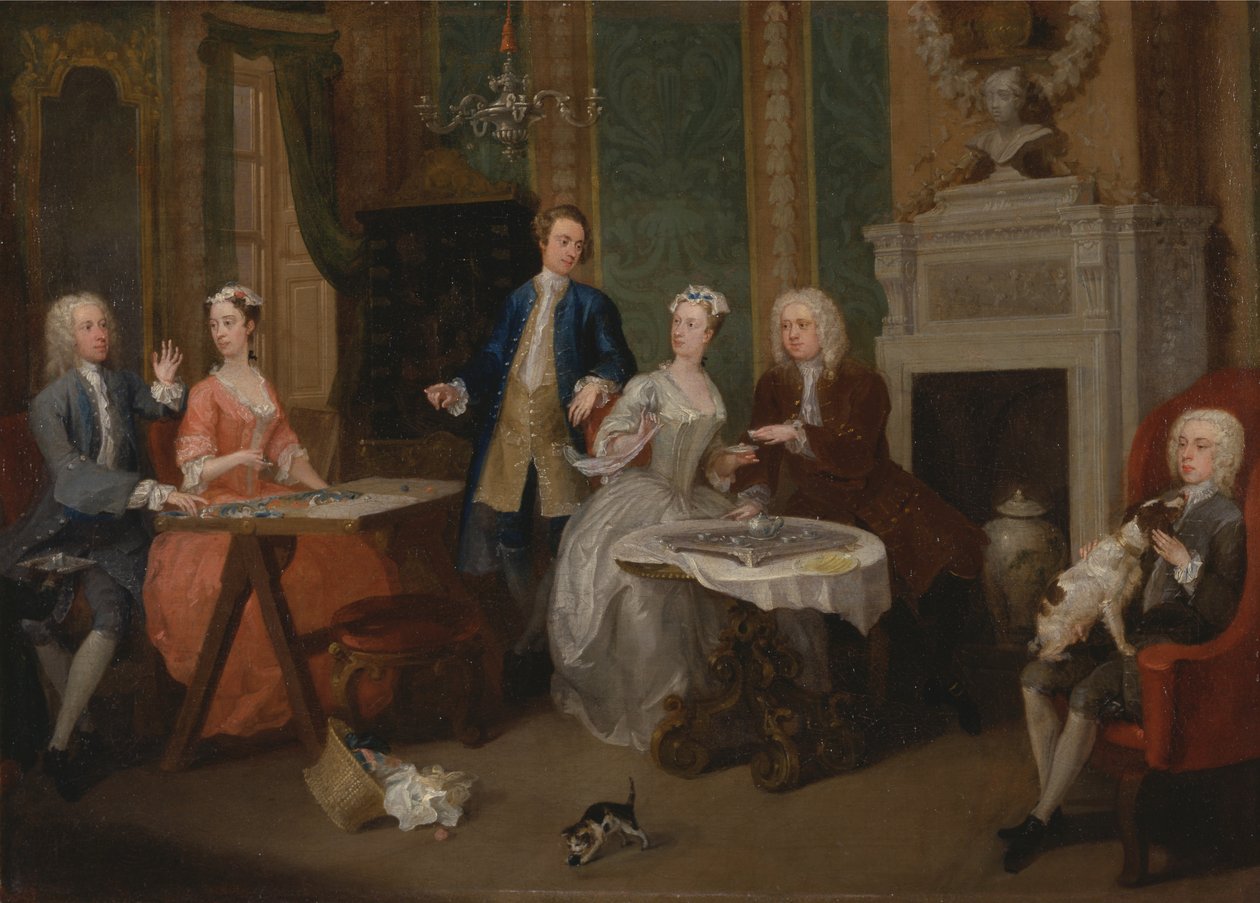 Perheen muotokuva tekijältä William Hogarth